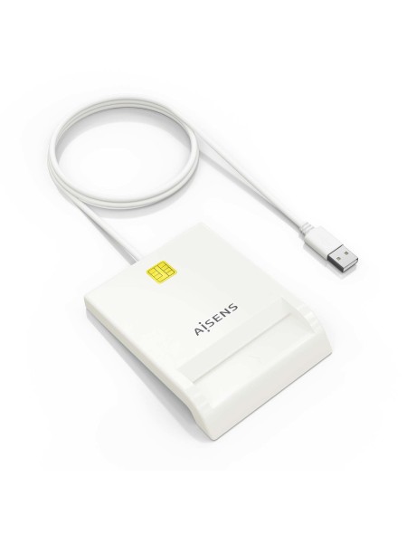 ÷ Aisens - lector de tarjeta inteligente dni, blanco