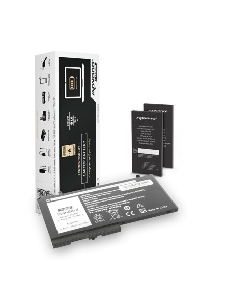 Batería compatible para portátil DELL E5270 11.4v 3000 mAh Movano Premium