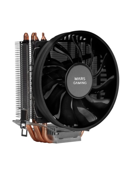 ÷ Ventilador con disipador para cpu mars gaming mcpubk 4 heatpipes disipador de aluminio ventilador pw