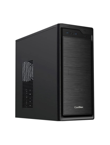 ÷ Caja atx semitorre coolbox f800 color antracita usb 3.0 sin fuente de alimentacion