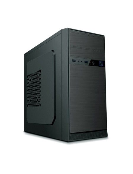 ÷ Caja microatx coolbox m500 black usb 3.0 con fuente de alimentacion basic 500gr