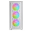 ÷ Caja atx semitorre gaming mars gaming mcairw frontal blanco de malla 4x120mm rainbow 