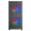 ÷ Caja microatx gaming mars gaming mcvortex cristal templado frontal mesh gpu 273mm 1x3.5 2x2.5 negro