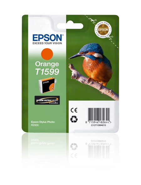 ÷ Tinta original epson t1599 naranja c13t15994010 17ml