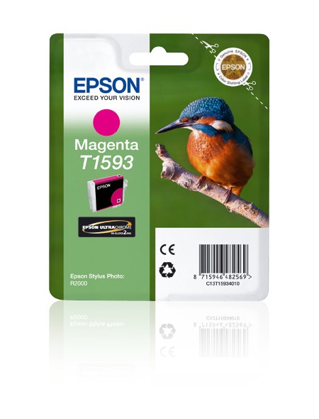 ÷ Tinta original epson t1593 magenta c13t15934010 17ml