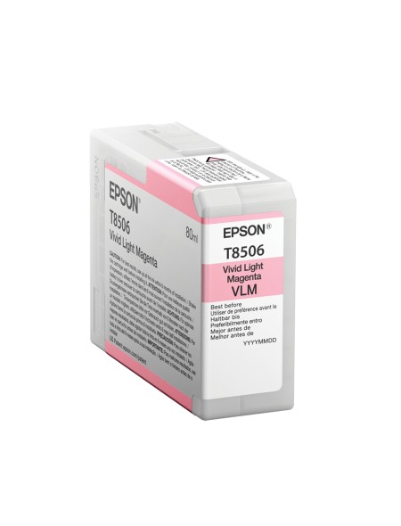 ÷ Tinta original epson t8506 magenta claro c13t850600 80ml