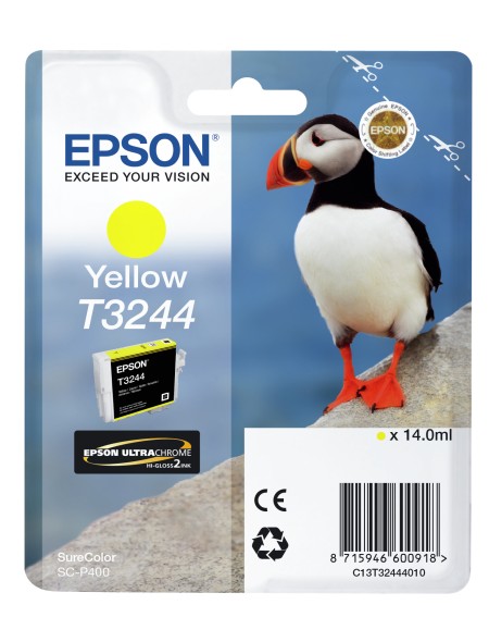 ÷ Tinta original epson t3244 amarillo c13t32444010 14ml