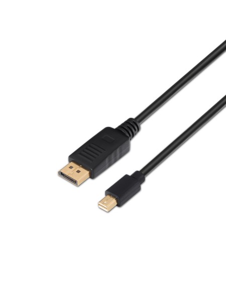 ÷ Aisens - cable mini dp a displayport v1.2 4k@60hz, mdp/m-dp/m, negro, 3.0m
