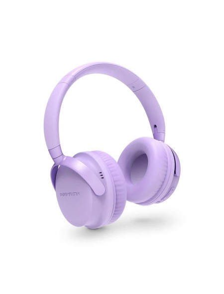 Auriculares Bluetooth Energy Sistem Style 3 / BT5.1 / 25h Bateria / Diseño Plegable / Graves Profundos / Violeta / 453054