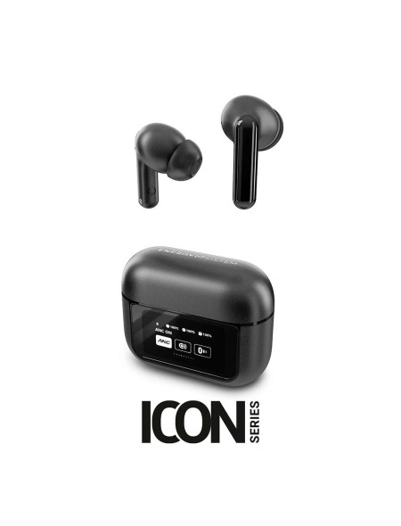 Auriculares Inalambricos Bluetooth Energy Sistem Display ANC / Cancelacion de ruido / IPX5 / Pantalla en estuche / Negro / 459179