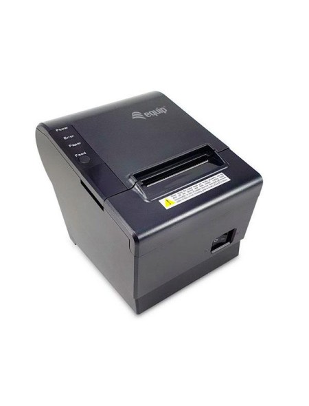 Impresora tickets termica Equip / Papel 58mm / USB / Rj45 / Negra EQ351001 / Embalaje un poco deteriorado