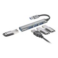 ÷ Hub usb ngs ihub4micro un usb 3,2 gen1 y 3 usb3,2 cable 100mm