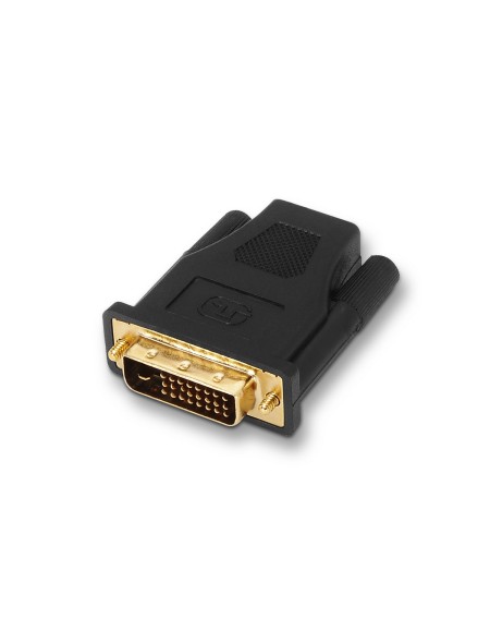 ÷ Aisens - adaptador dvi a hdmi, 24+1/m-hdmi a/h oro, negro