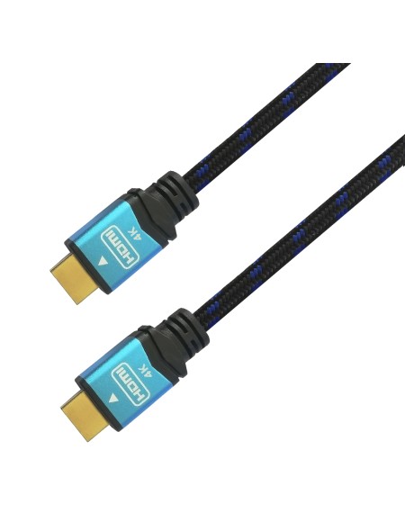 ÷ Aisens - cable hdmi v2.0 premium alta velocidad / hec 4k@60hz 18gbps, a/m-a/m, negro/azul, 5.0m
