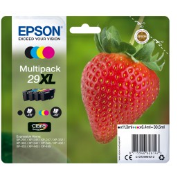 ÷ Tinta original epson t2996 multipack 4 colores c13t29964022 - con alarma