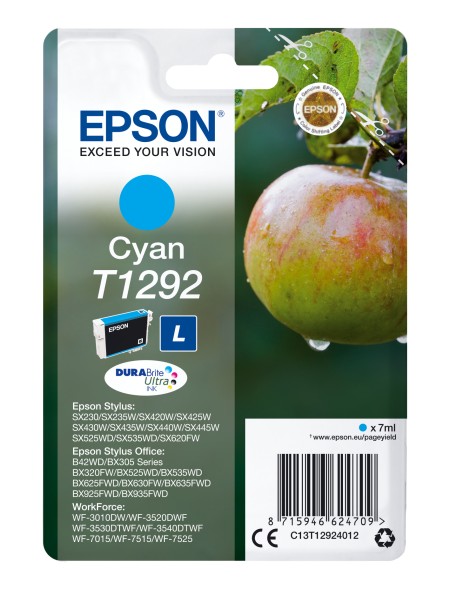 ÷ Tinta original epson t1292 cian c13t12924012 7ml