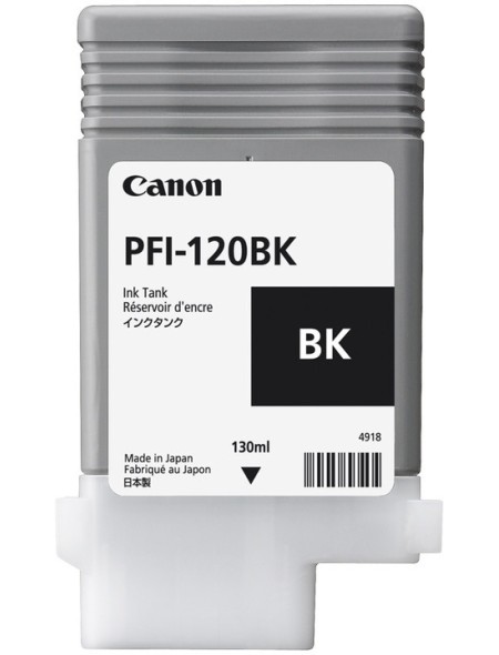 ÷ Tinta original canon pfi-120bk negro 130ml