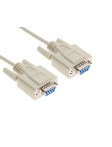 Cable serie null modem db9 h/h 1.8m  10.14.0602 / Sin Bolsa