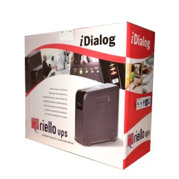 ÷ Sai riello i-dialog 160 - 1600va / 960 w offline 6 x iec 320