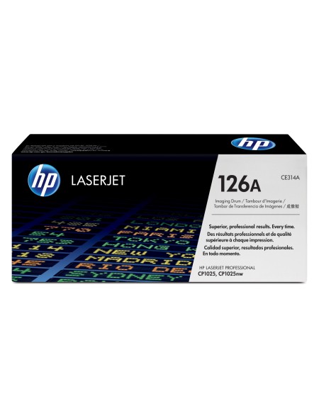 ÷ Tóner original hp ce314a negro 126a 14.000 páginas