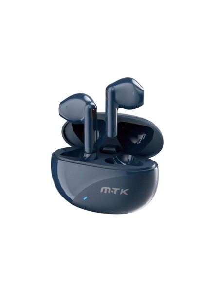 Auriculares Bluetooth 5.3 Muffin TC3252 / Tws / Base de carga / Tactil / Negro / Mtk / 0352526