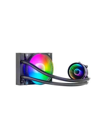 Refrigeracion liquida Mars Gaming ML120 / 12x12cm / FRGB / TDP 200w / Negro / MLONE120