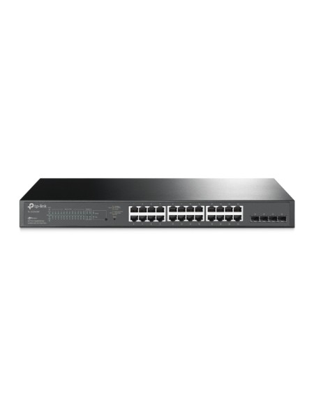 ÷ Switch semigestionable poe+ tp-link sg2428p 24p giga poe+ y 4 ranuras sfp gigabit