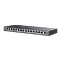 ÷ Switch gestionable poe+ tp-link tl-sg2016p 16p giga de estos 8p poe+ (120w) integracion por omada sd