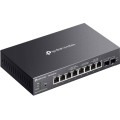 ÷ Switch semigestionable tp-link sg2210mp-m2 10p 8p poe+ 2.5gbs + 2p 10g sfp+ total 160w poe