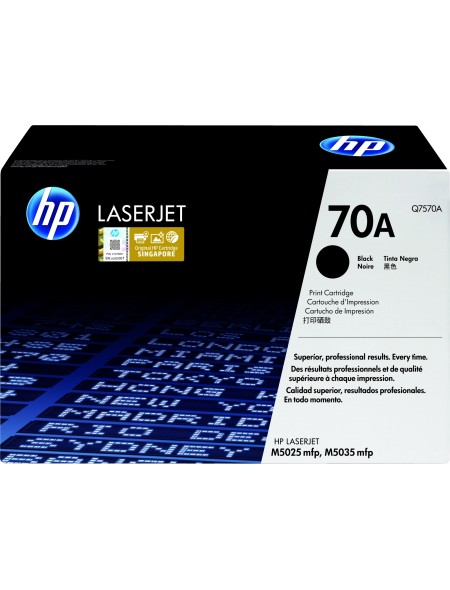 ÷ Tóner original hp q7570a 70a negro 15.000 páginas