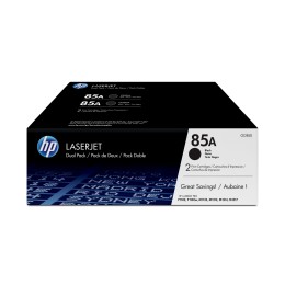 ÷ Pack 2 unidades tóner originales hp ce285ad negro 85a 3.200 páginas