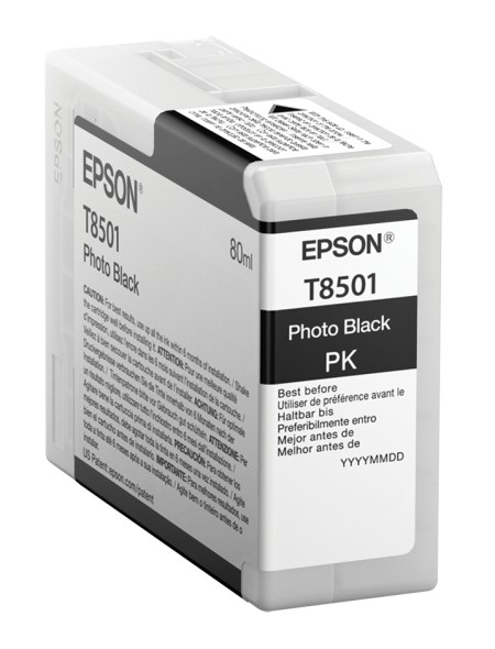 ÷ Tinta original epson t8501 negro c13t850100 80ml