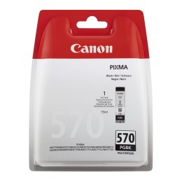 ÷ Tinta original canon pgi570 negro 15ml - caja seguridad