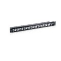 ÷ Patch panel vacio cat.6 a 24 puertos keystone apantallado
