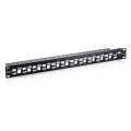 ÷ Patch panel vacio cat.6 a 24 puertos keystone apantallado