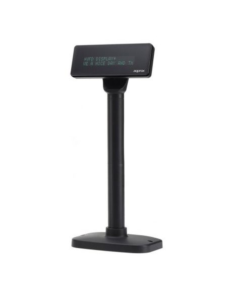 ÷ Visor tpv para cliente 40 caracteres (20 columnas x 2 lineas) color negro