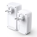 ÷ Homeplug wifi tp-link tl-wpa8631p kit 1300mb av500 ac1300 con 3 puertos giga passthrough kit compues