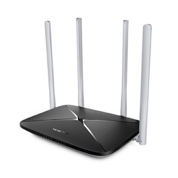 ÷ Router wifi ac dualband mercusys ac12 wifi ac1200 4 puertos lan 1 puerto wan 4 antenas de 5dbi