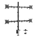÷ Soporte de mesa equip 650159 para 4 pantallas 17