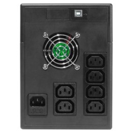 ÷ Sai riello net power - npw 1000de va / 600w - 10` line interactive 4 x shucko