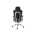 ÷ Silla de oficina ergonomica equip 651052 premium color negro azulado tapiceria malla 5 posiciones