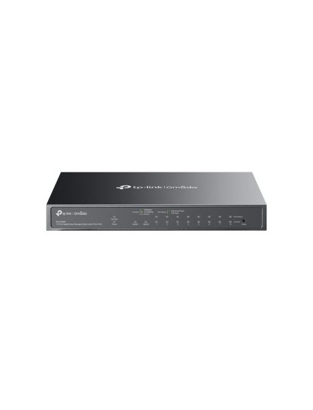 ÷ Switch semigestionable tp-link es210gmp 10p 1gb  8xpoe+ 30w max 123w 1x sfp facil gestion vlan/igmp