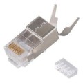 ÷ Kit 50 conectores rj45 equip categoria 8.1 apantallado 121148
