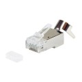 ÷ Kit 50 conectores rj45 equip categoria 8.1 apantallado 121148
