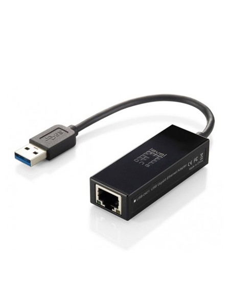 ÷ Adaptador usb 3.0 a gigabit ethernet rj45 level one