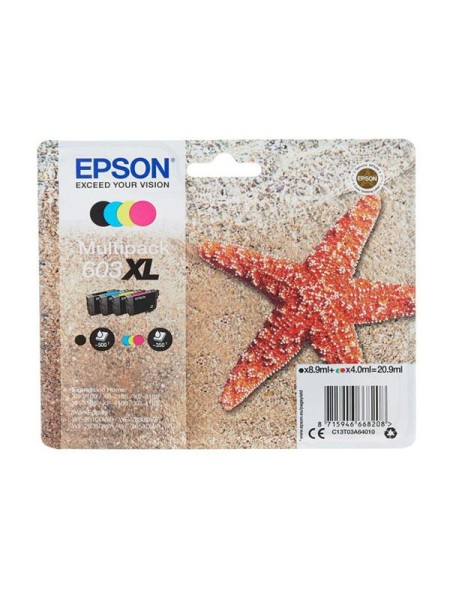 Tinta Original Epson Multipack 603 XL  (bk/c/m/y)  Xp-2100 / Xp-3100 / Wf-2830dwf