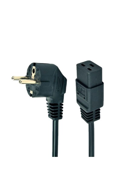 Cable alimentacion schuko a C19 / 1.8m / 16A / Cablexpert PC-186-C19