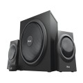 ÷ Altavoces 2.1 trust yuri - 60w rms (120w max) - control de volumen- conexion auriculares- entrada de