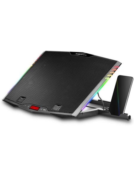 ÷ Base de refrigeracion para portatiles mars gaming mnbc5 con soporte adicional de movil/tablet para p