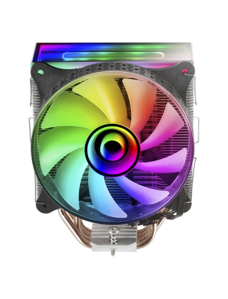 ÷ Ventilador con disipador de cpu mars gaming mcpu-vr black dise?o doble espejo infinito 4 headpipes t